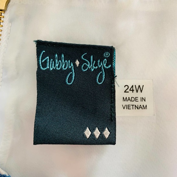 Floral Midi Dress in Blue and Green - Picture 6 of 7